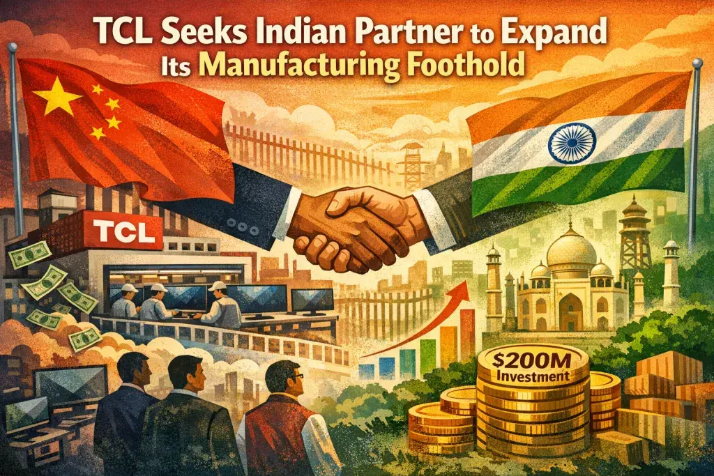 TCL Seeks Indian Partner to Expand Its Manufacturing Foothold